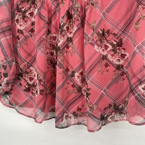 Charter Club Pink Ruffled Long Sleeve Blouse - Picture 5 of 10